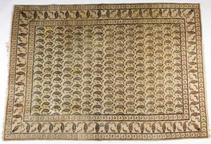 Kashan Paisley Carpet, 12.8' x 9.7'