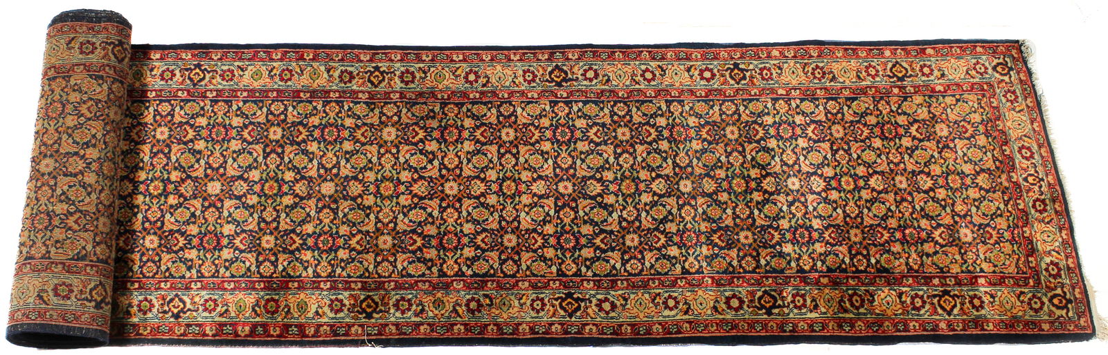 Large Persian Bijar Runner, 22.1' x 4' (1 of 10)
