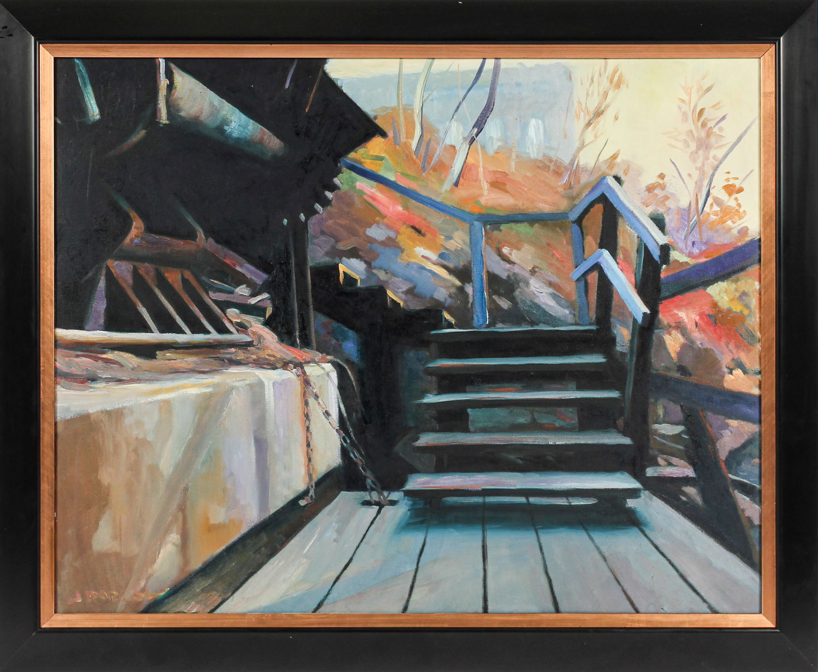 Jeff Darrow (American, Contemporary) Acrylic on Canvas Painting (1 of 6)