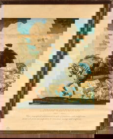 George Washington Commemoration Print After N.C. Wyeth