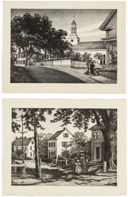 Two Alan Crane (American, 1901-1969) Signed Lithographs