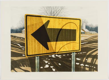 Rolland Golden (American, 1931-2019) Lithograph