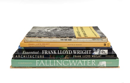 Seven Frank Lloyd Wright Books
