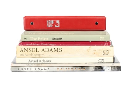 Eight Ansel Adams Photography Books
