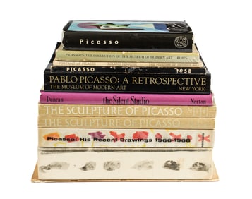 Eleven Pablo Picasso Art and Reference Books
