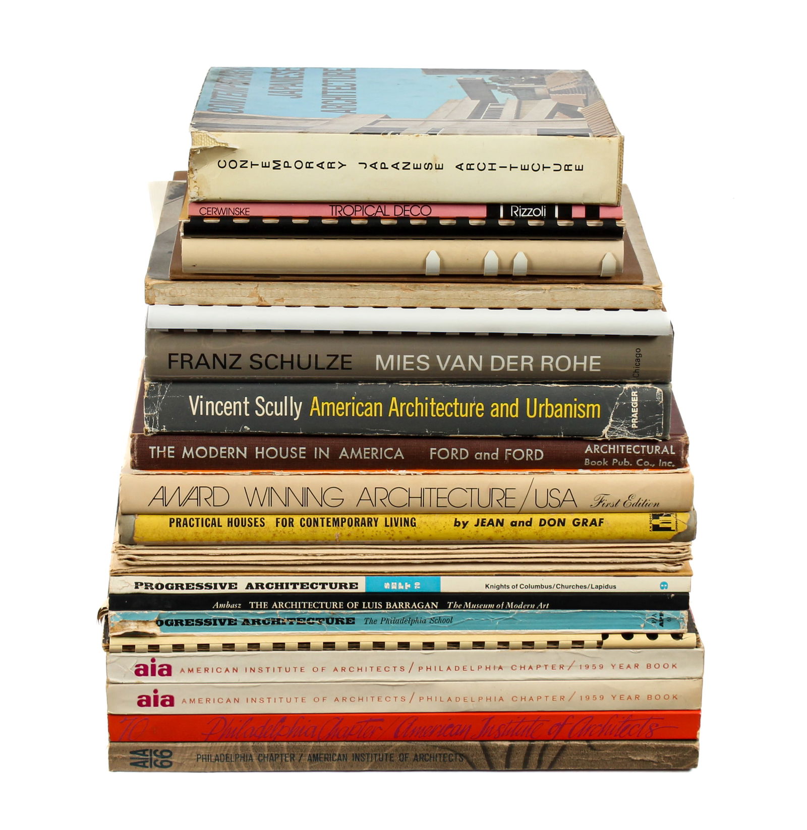 Twenty-Seven Modern Architecture Books, Portfolios, Magazines, and Catalogs (1 of 7)