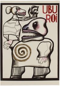 Jan Lenica (Polish, 1928-2001) 'Ubu Roi' Poster