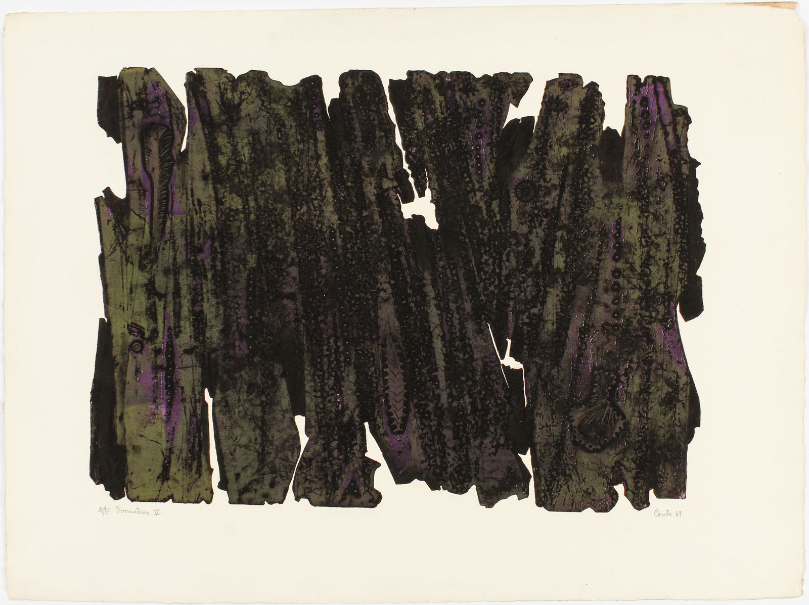 Jack Coutu (British, B. 1924) Formation V Signed Limited Edition Etching (1 of 5)