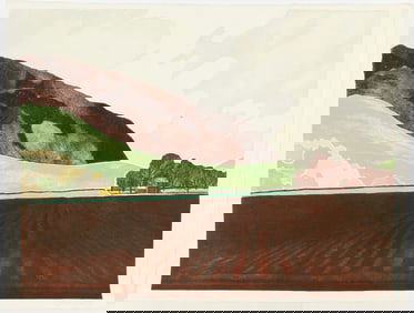 Barbara Newcomb (British, 1936-2020) Fall, Signed Color Etching