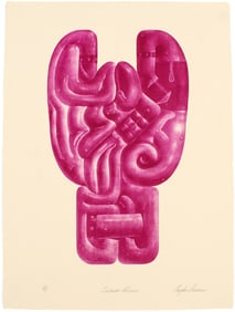 Clayton Anderson (American, B. 1943) Zoomorph-Alizarin Lithograph