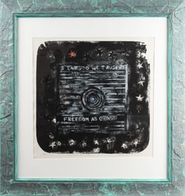 Melissa Strawser (American, Contemporary) Freedom as Choice, Intaglio on Paper