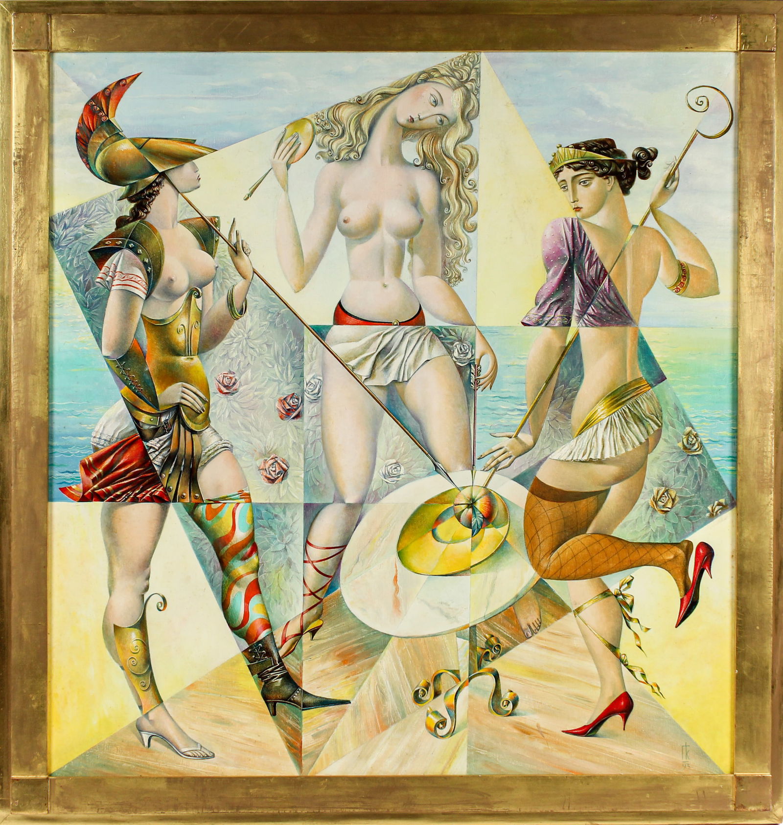 Georgy Kurasov (Russian, B. 1958) The Judgment of Paris, Painting (1 of 11)