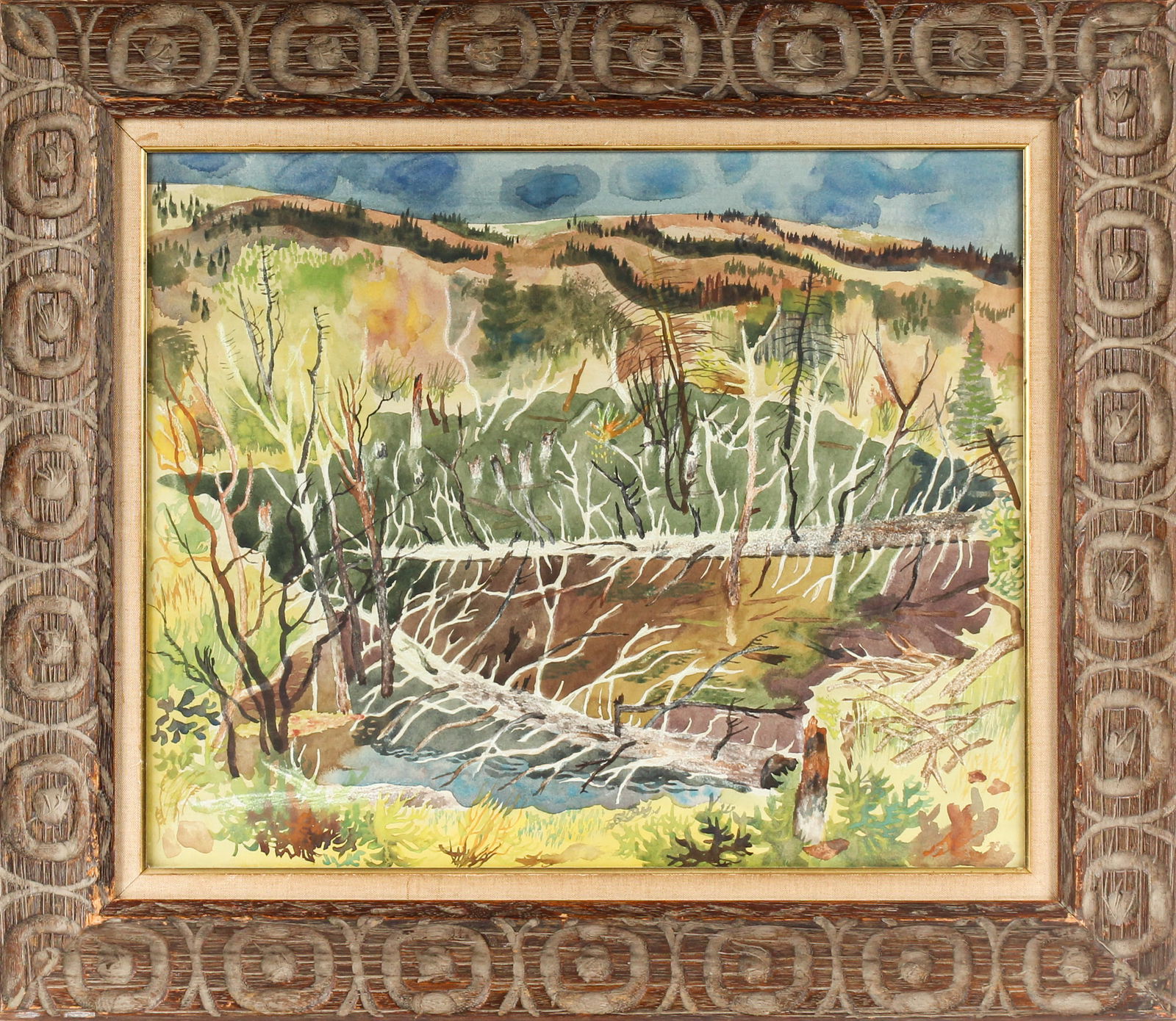 Jacob Getlar Smith (American, 1898-1958) Fallen Aspens, Watercolor (1 of 6)