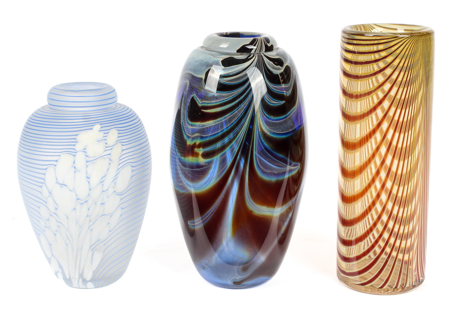James Clarke Studio Art Glass Vases (1 of 4)