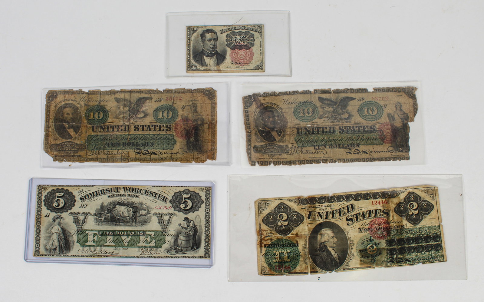 19th Century US Contemporary Couterfeit Currency (1 of 9)