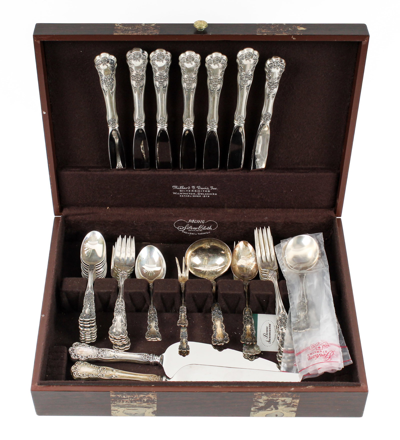 Gorham Buttercup Sterling Silver Flatware Partial Service, 51 Pieces (1 of 6)