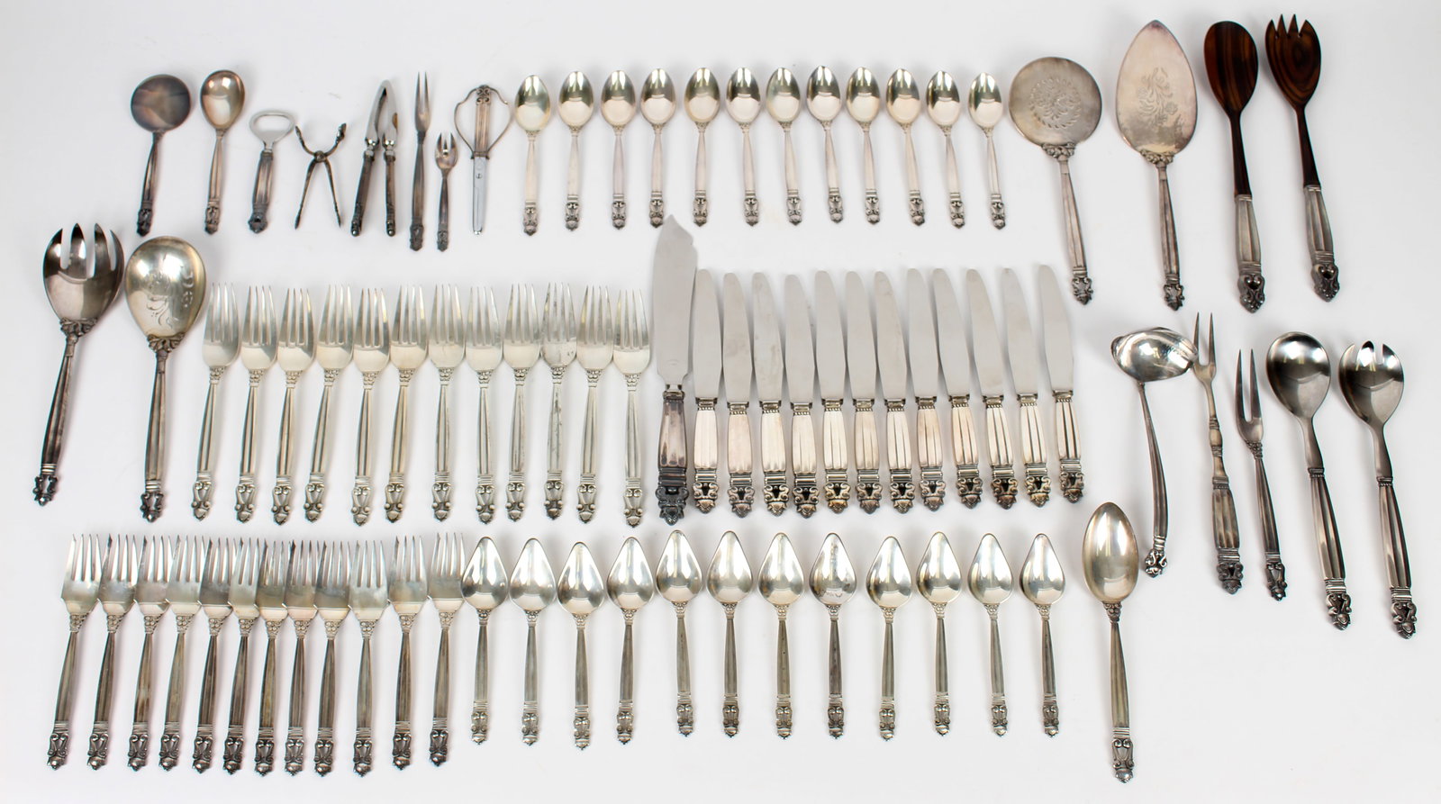 Georg Jensen Sterling Silver Acorn Flatware (1 of 7)