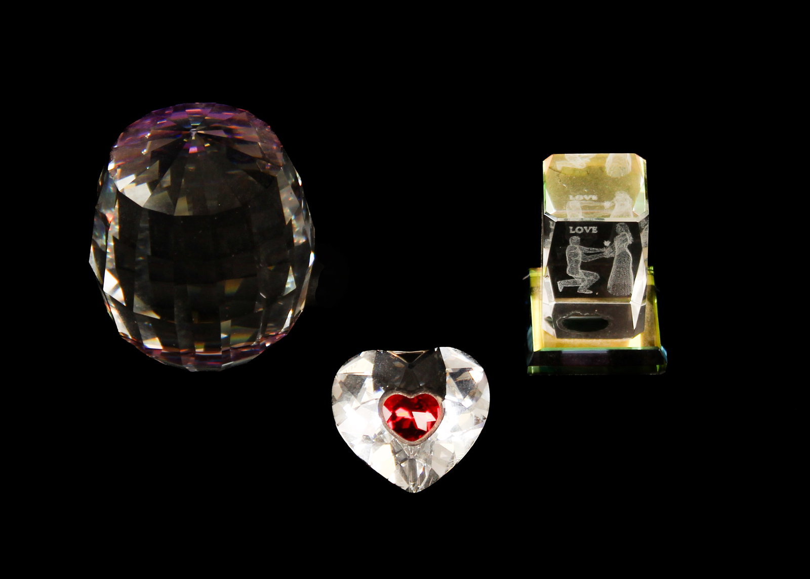 Swarovski Crystal Barrel Paperweight, Etc. (1 of 17)