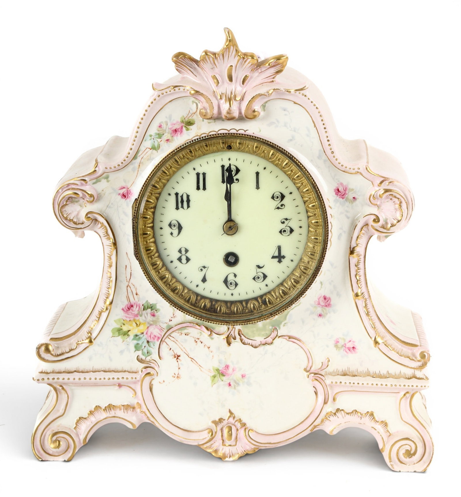 Royal Bonn Porcelain Mantel Clock (1 of 8)