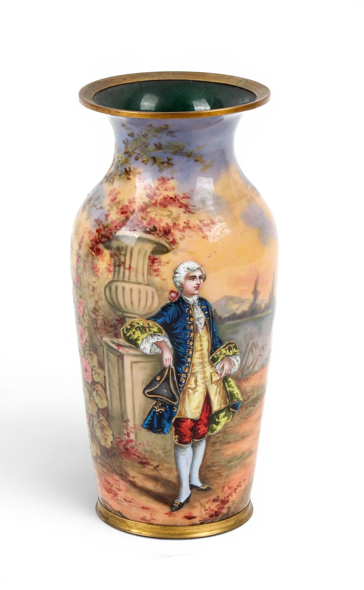Limoges Enamel Vase (1 of 5)