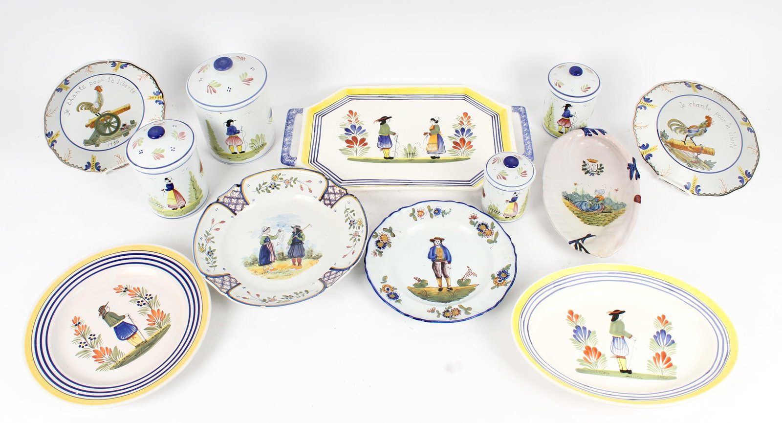 Collection of Quimper Pottery (1 of 11)