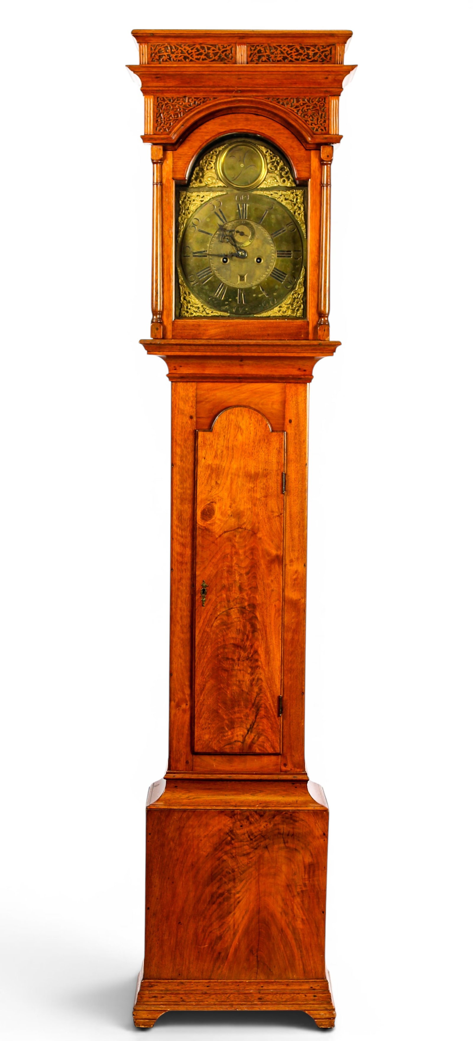Benjamin Chandlee, Jr. Nottingham Chester County Walnut Tall Case Clock (1 of 12)