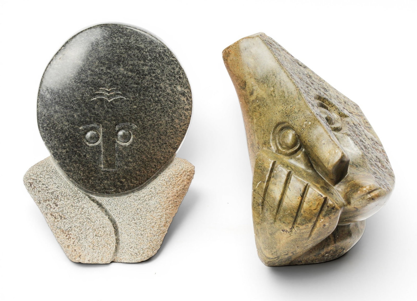 Two African Shona Stone Sculptures (1 of 10)