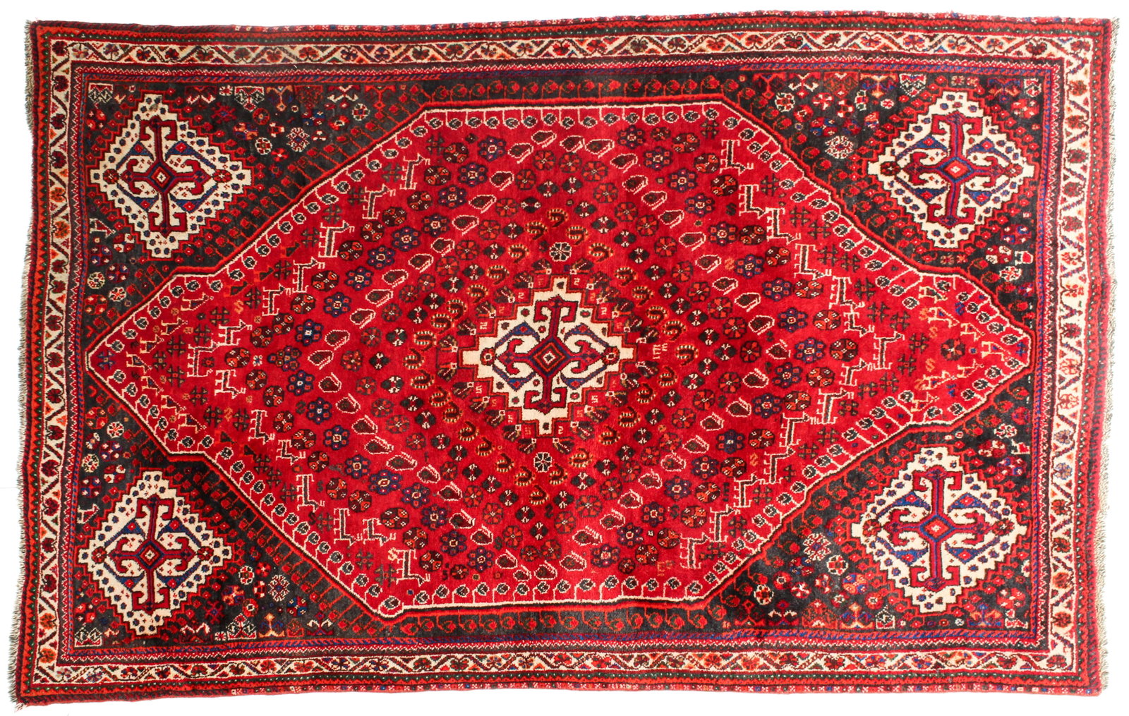 Persian Qasqai Rug, 5.25' x 8' (1 of 5)