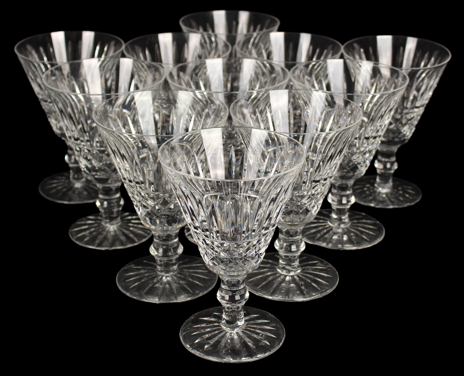 Eleven Waterford Crystal Tramore Water Goblets (1 of 6)