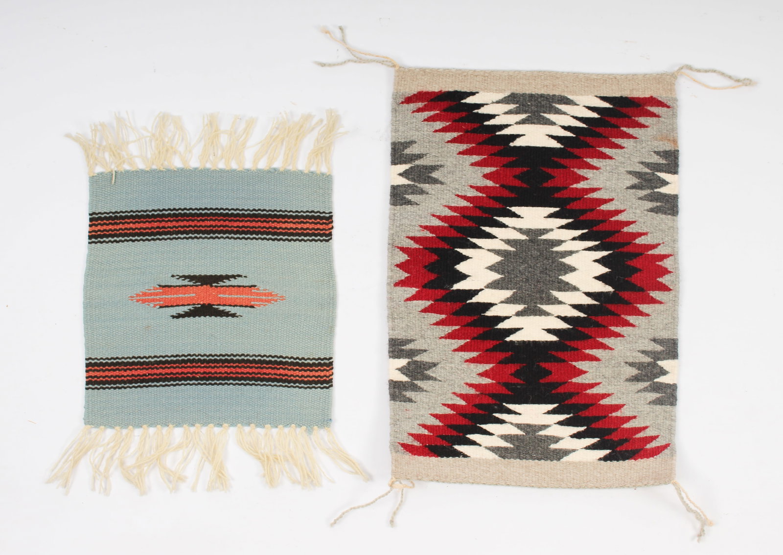 Chimayo and Navajo Sampler Wool Rugs (1 of 3)