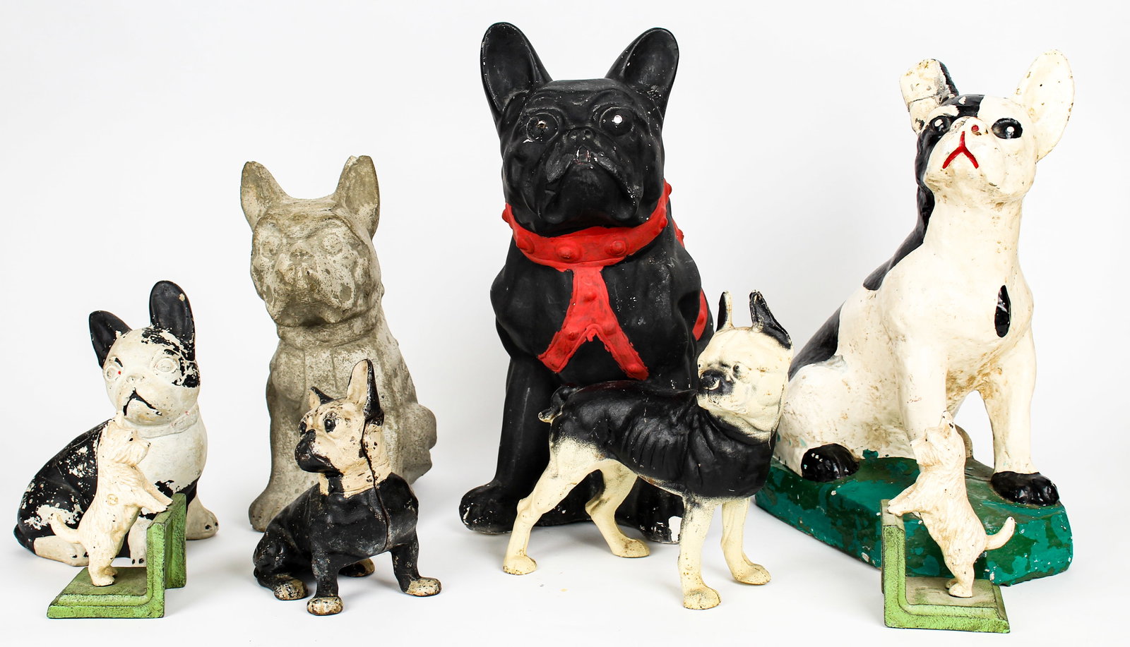 Cast Iron Bulldog Doorstops, Statues, Etc. (1 of 20)