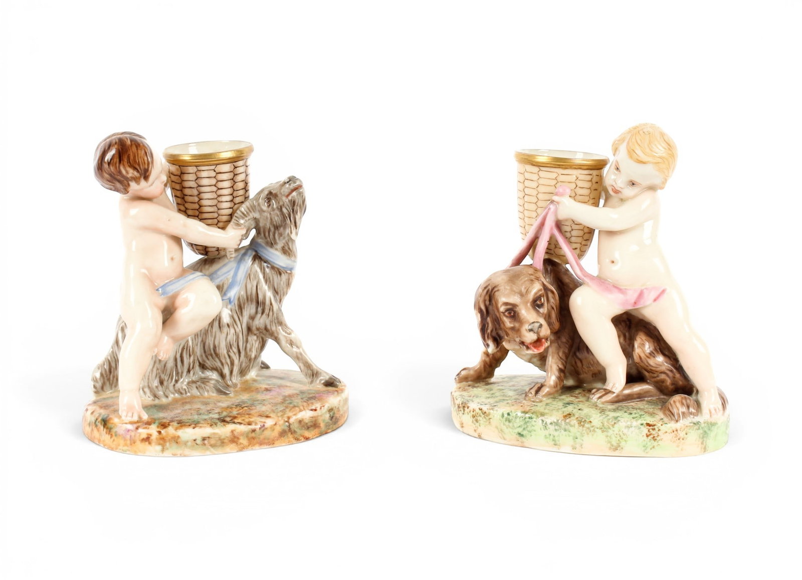 Two Royal Worcester Porcelain Figural Groups (1 of 16)