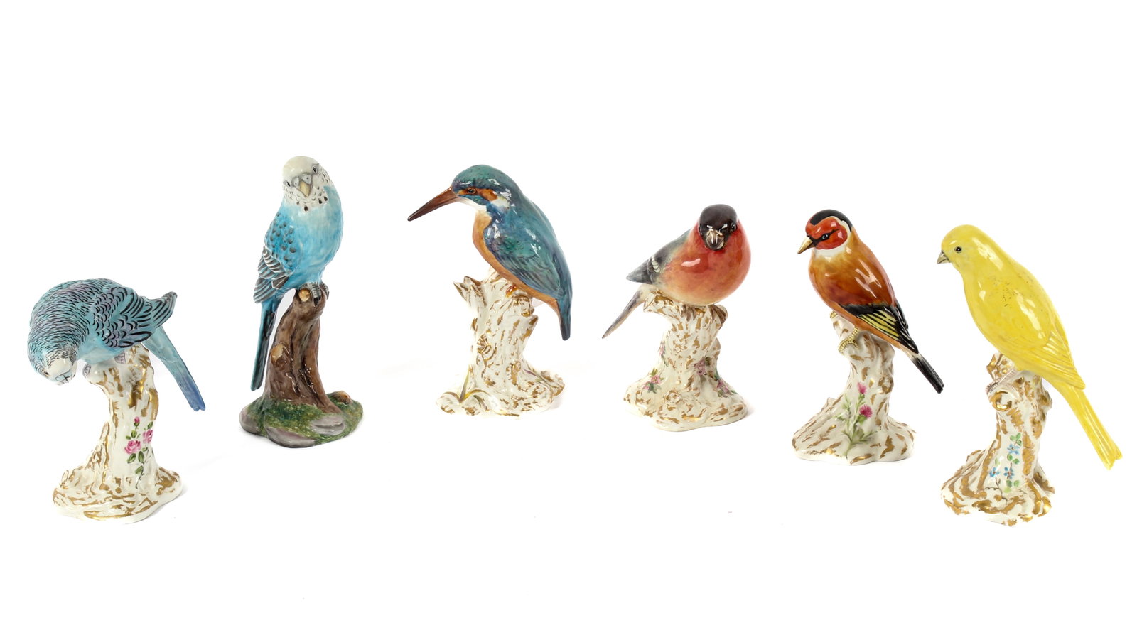Six Royal Worcester Porcelain Bird Figurines, Frederick Gertner (1 of 20)