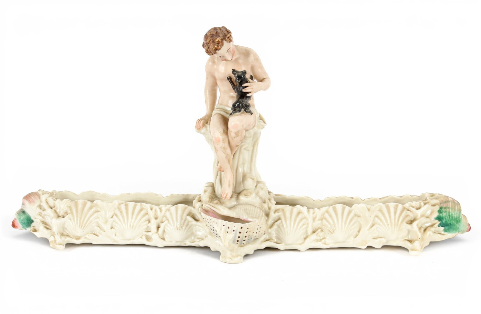 Royal Worcester Porcelain Figural Centerpiece (1 of 8)