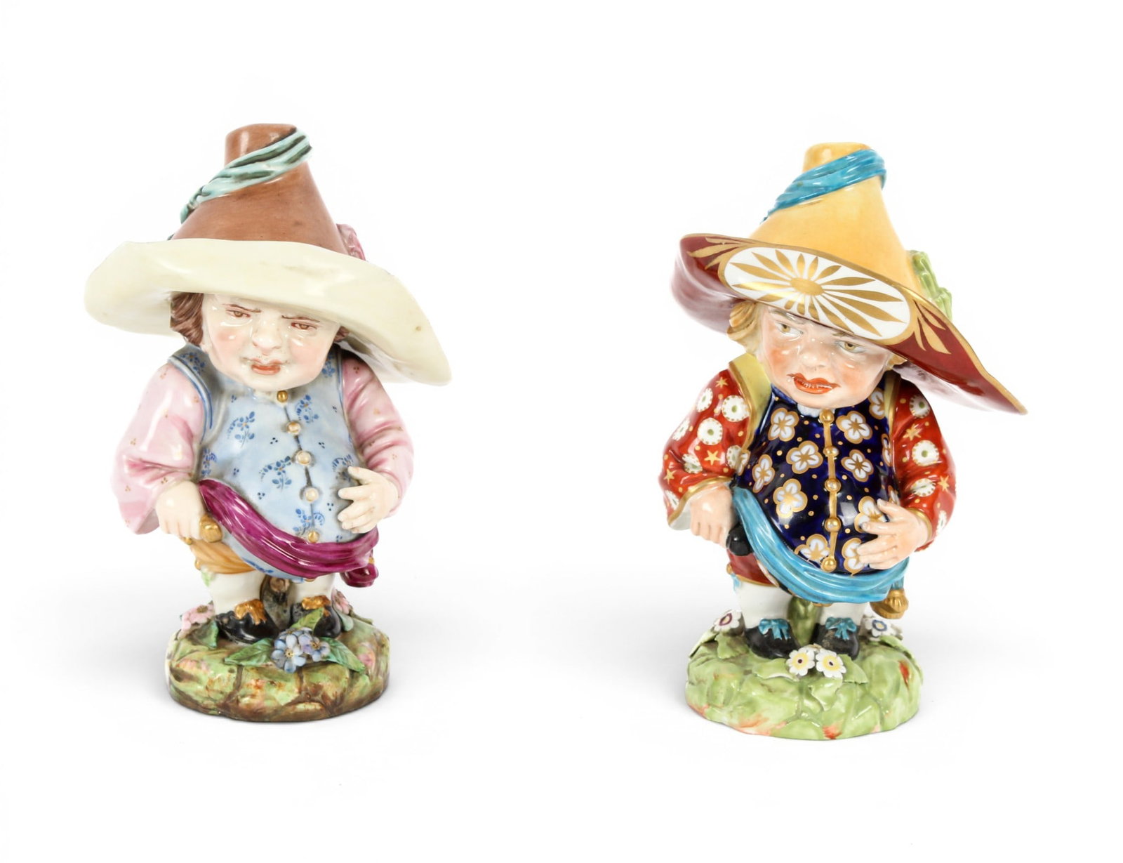 Pair of Royal Worcester Grotesque Figures, Mansion House Dwarfs (1 of 12)
