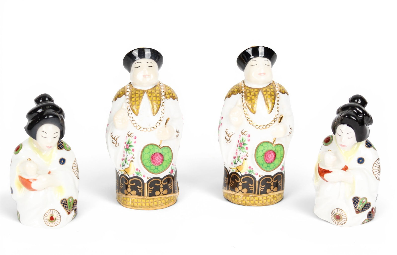 Three Figural Candle Snuffers from the Royal Worcester Connoisseur Collection (1 of 9)