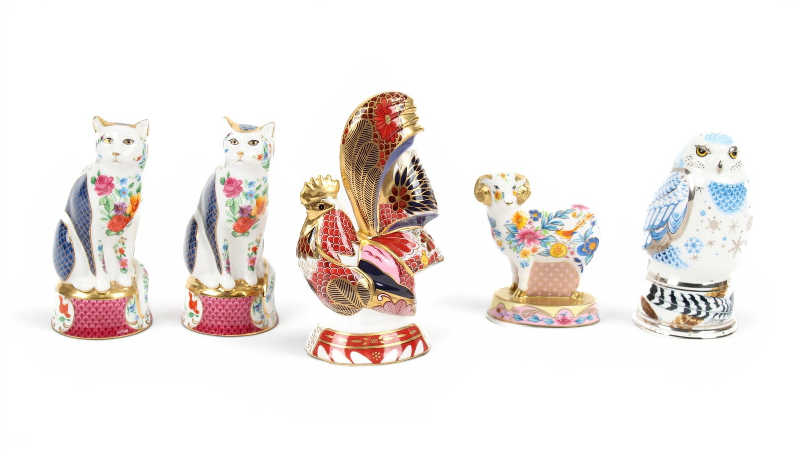 Five Candle Snuffers from the Royal Worcester Connoisseur Collection (1 of 20)