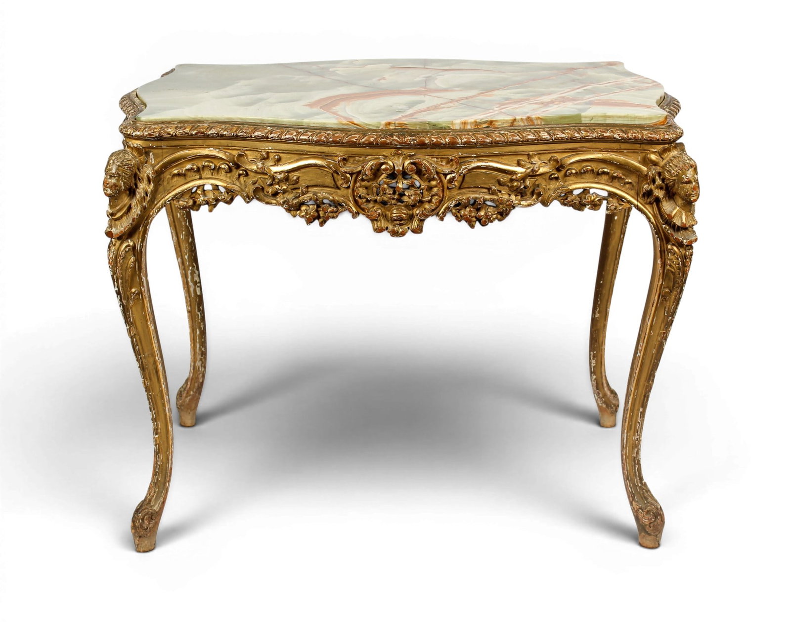 Louis XV Style Giltwood Onyx Top Table (1 of 12)
