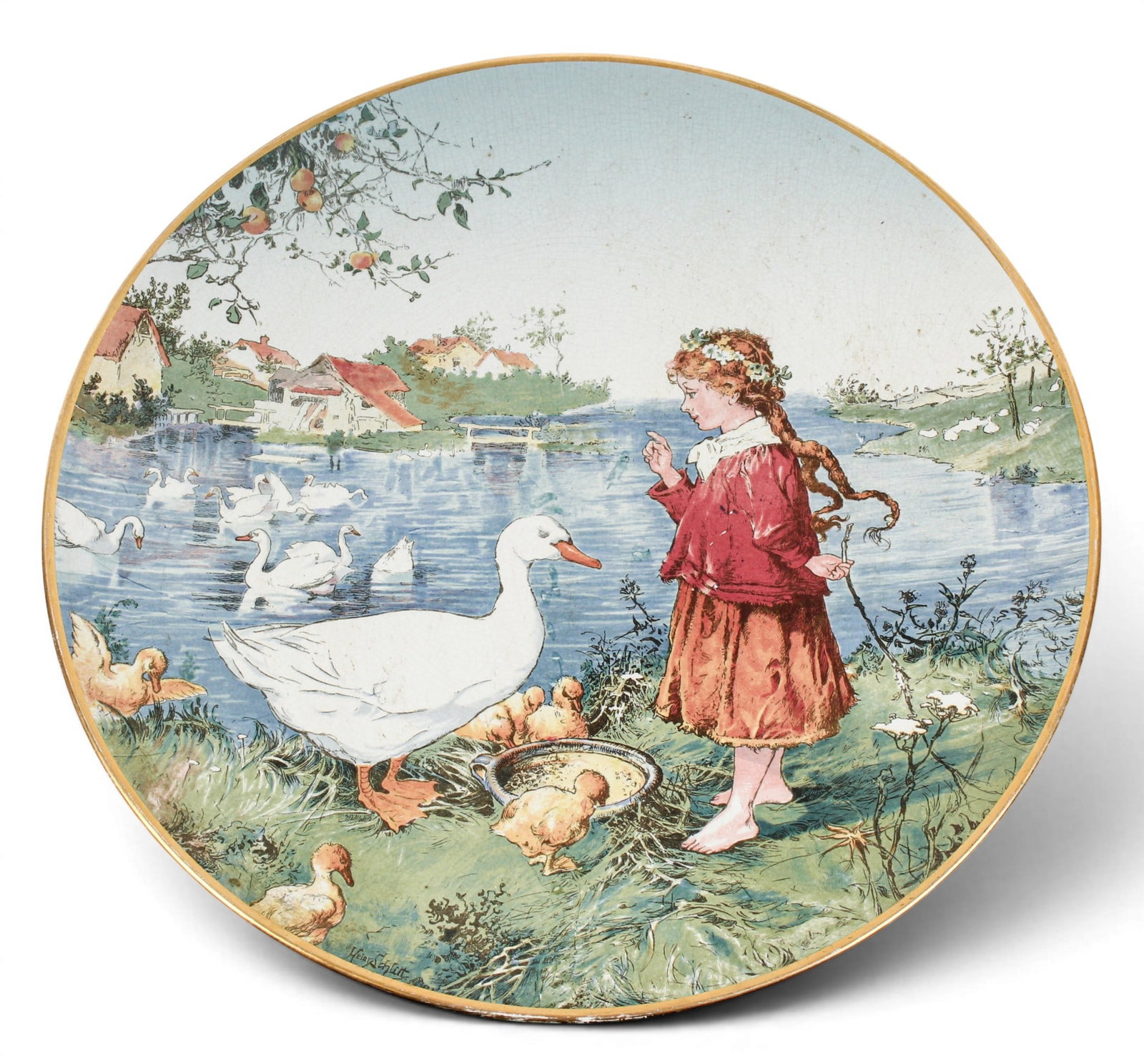 Mettlach Villeroy & Boch Porcelain Wall Charger (1 of 5)