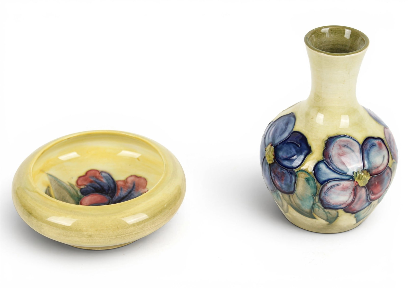 Moorcroft Pottery Vase, Bowl (1 of 8)