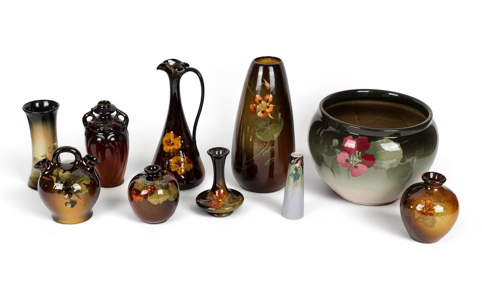 American Art Pottery Incl. Weller Louwelsa, Roseville Rozane, Owens, Rookwood (1 of 16)