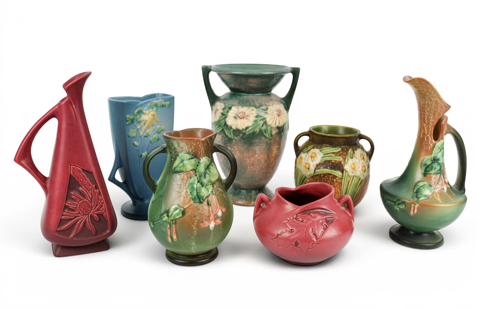 Roseville Art Pottery Vases, Pitchers (1 of 13)