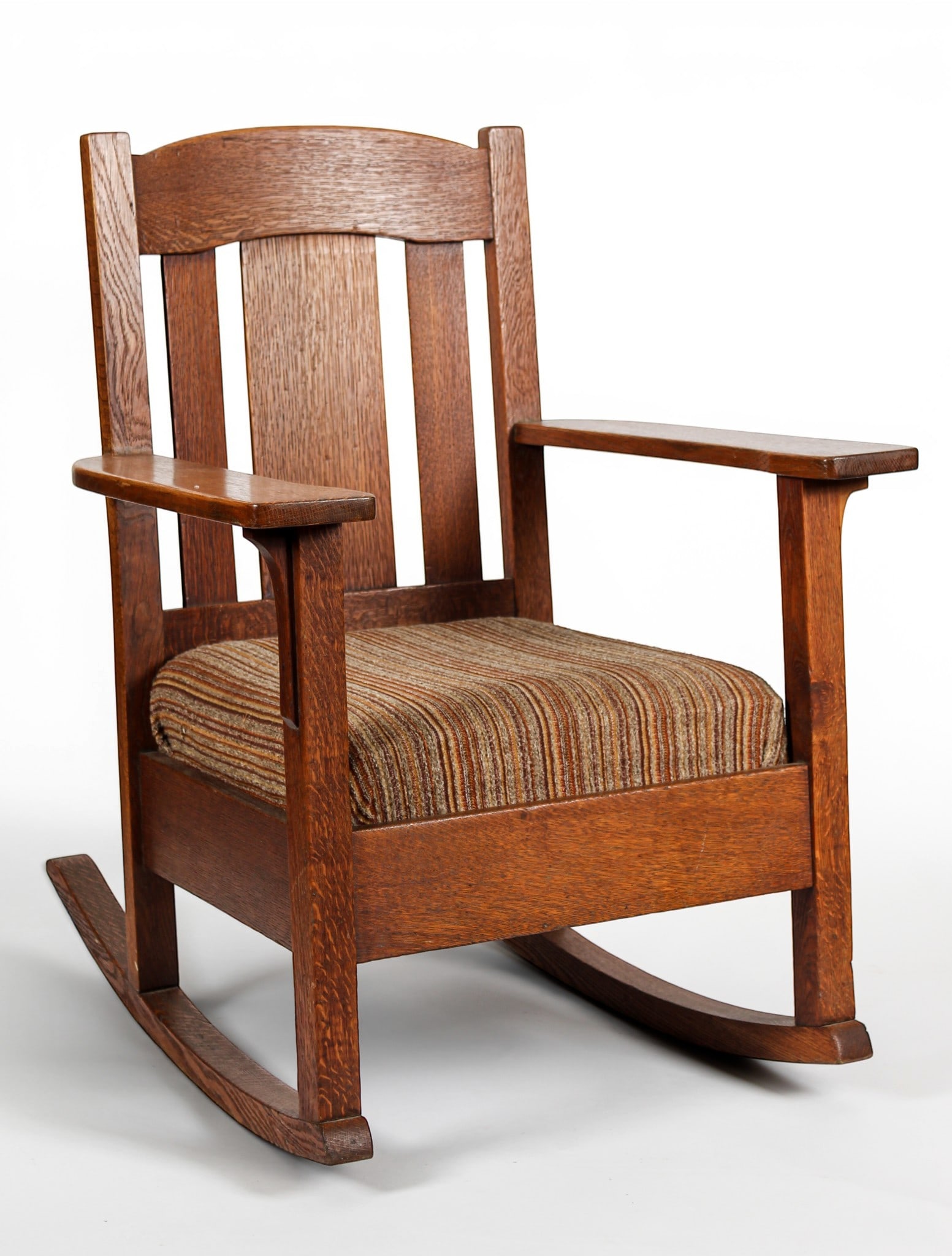 Arts & Crafts Oak Rocking Chair (1 of 11)