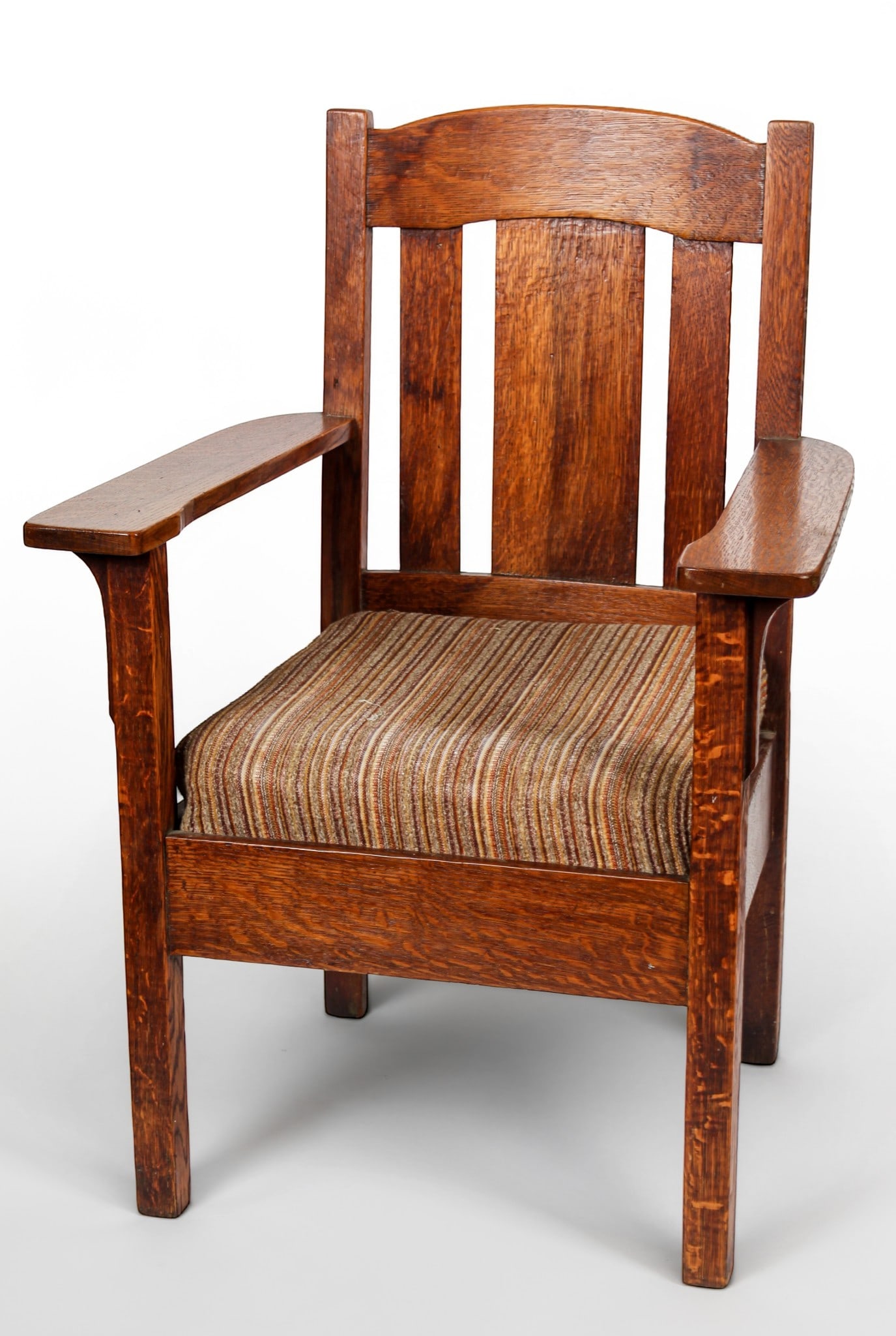 Arts & Crafts Oak Armchair (1 of 12)