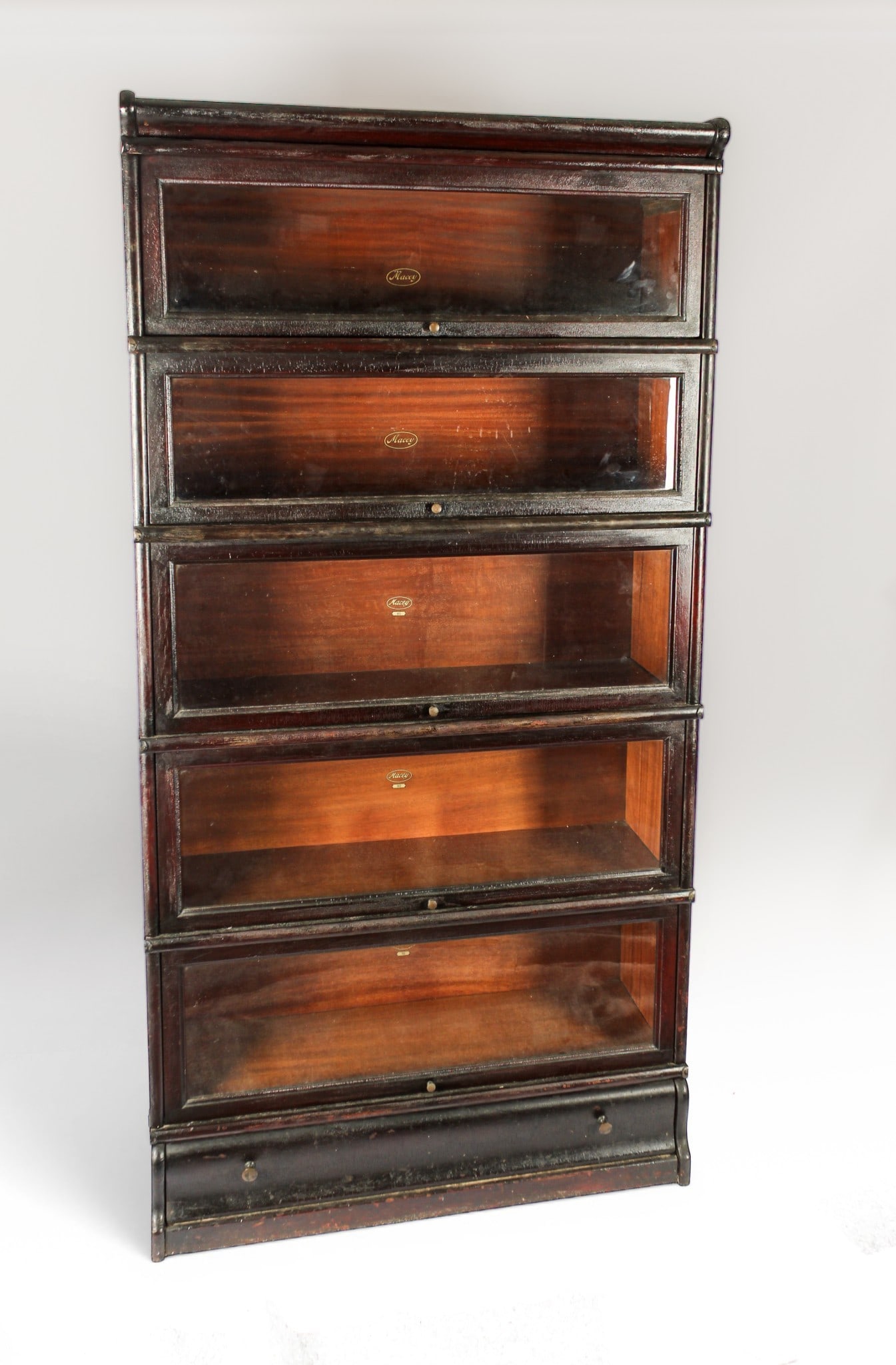 Oak Barrister Bookcase, Macey (1 of 5)
