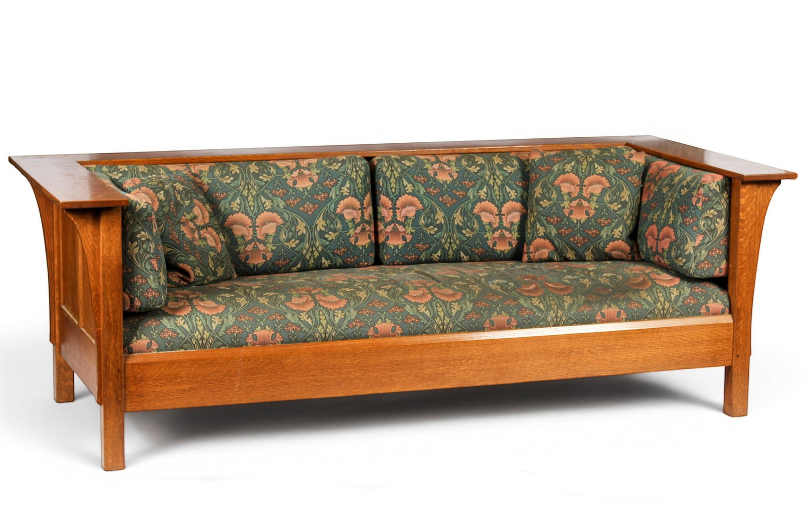 Stickley Oak Prairie Arts & Crafts Sofa (1 of 4)