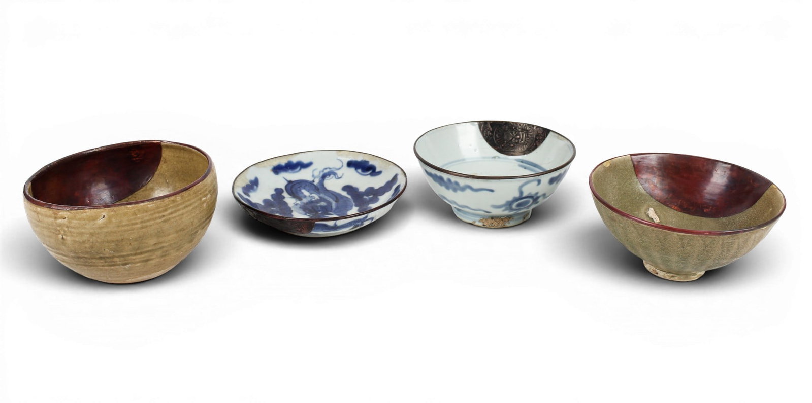 Chinese & Vietnamese Pottery Bowls, Qing Dynasty (1 of 9)