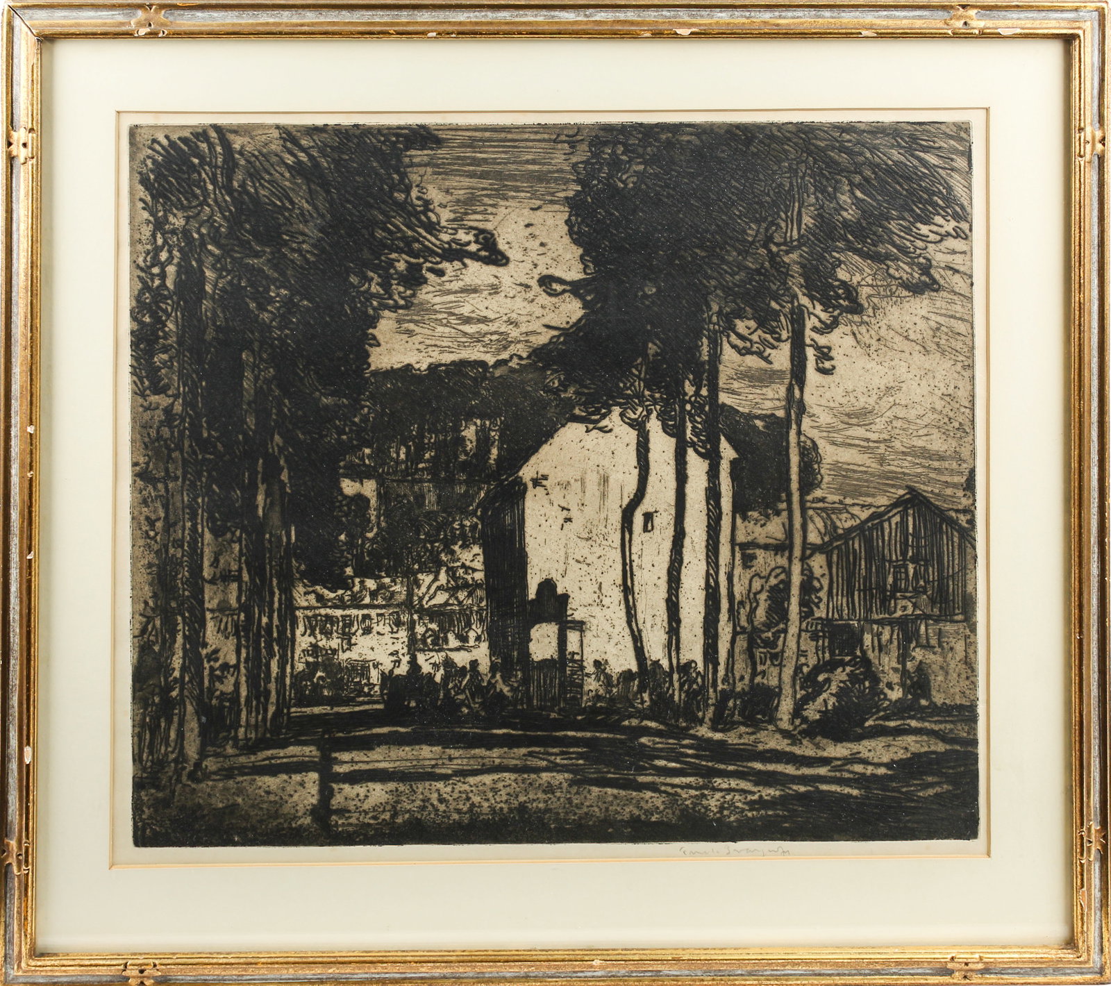 Sir Frank Brangwyn (British, 1867-1956) Entrance to Montreuil, Etching and Drypoint on Wove Paper (1 of 8)