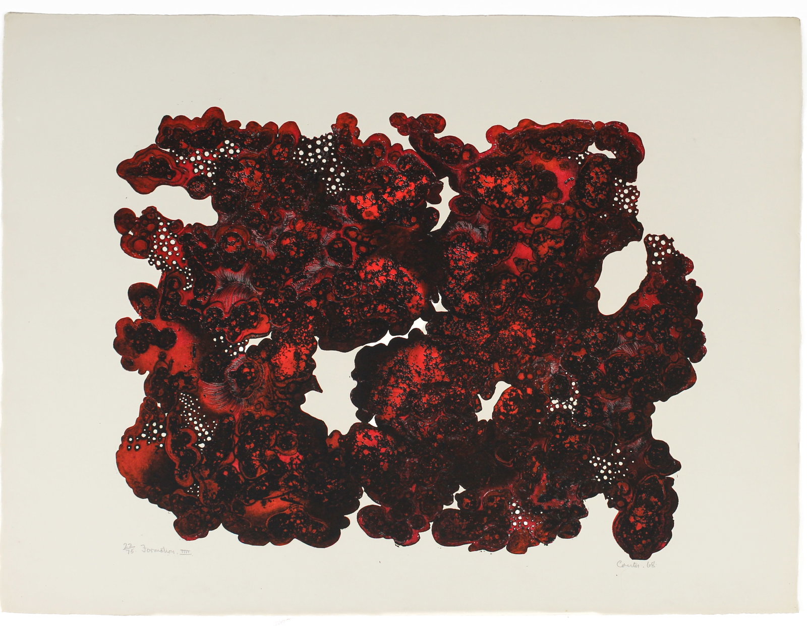 Jack Coutu (British, 1924-2017) Formation IIII, Signed Etching (1 of 5)