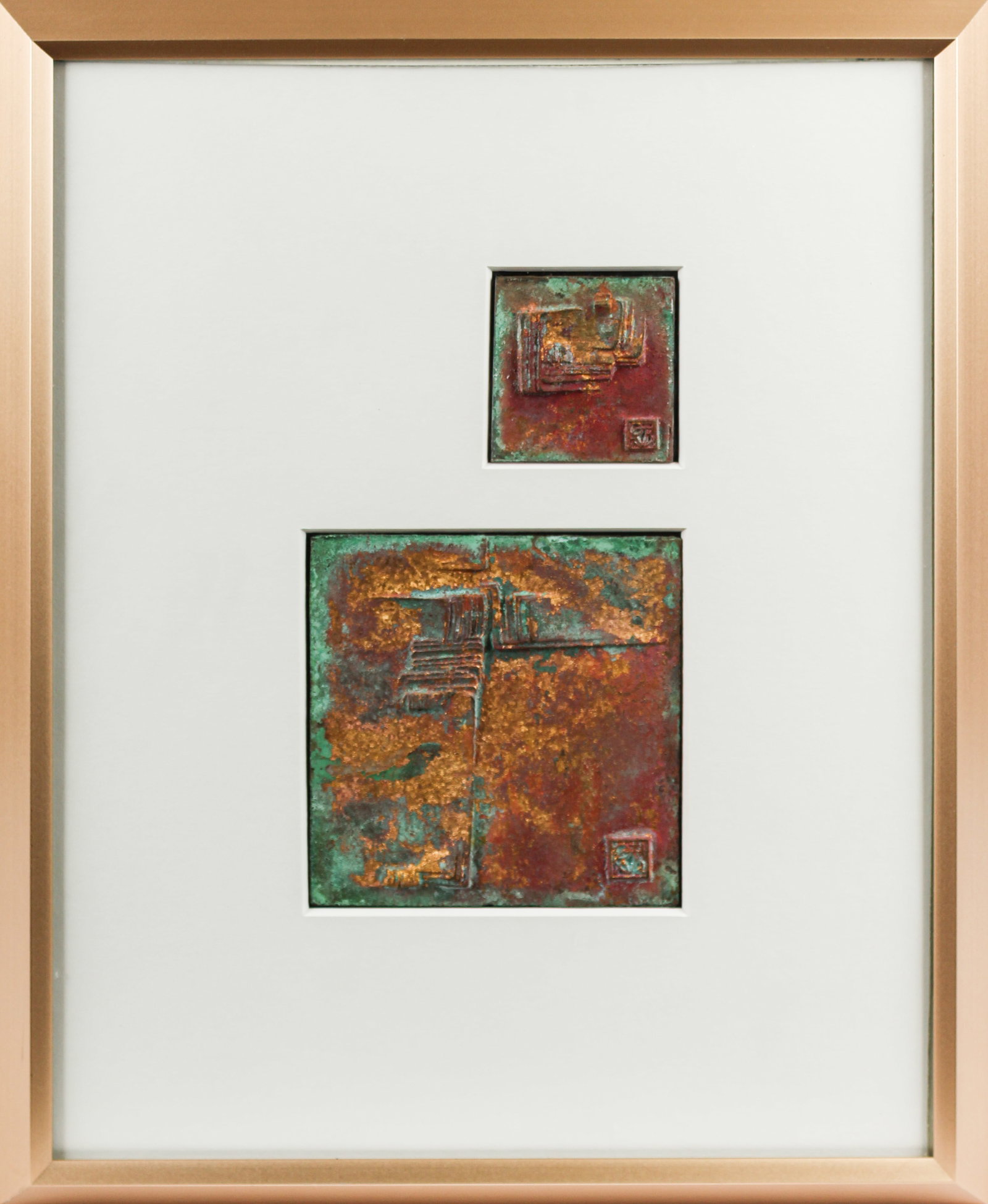 Paolo Soleri (Italian, 1919-2013) Arcosanti Bronze Relief Tiles (1 of 1)